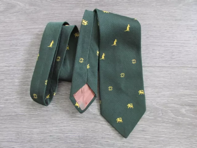 Australia v England Cricket Centenary 1877 - 1977 TCCB Tie by Kent & Curwen A