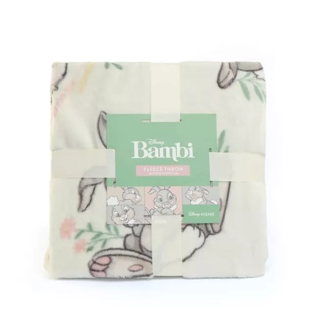 Brand New Kids Disney Thumper From Bambi Fleece Throw Blanket 127cm x 152cm