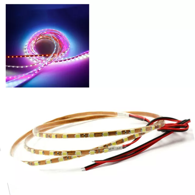 4Pc LED Light Strip Under Car Tube Underglow Underbody System Neon Light Kit new