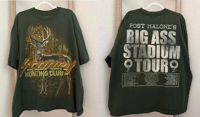 POST MALONE BIG Ass Stadium Tour 2025 Reprint T-Shirt AN51551 £24.97