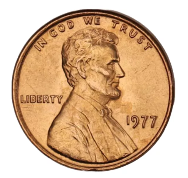 1977-P Lincoln Memorial Cent  Gem BU Penny US Coin Free S&H W/Tracking