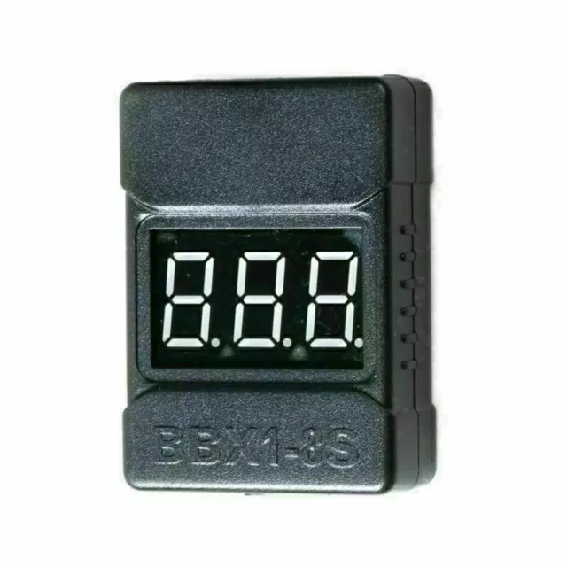 RC Lipo Battery Low voltage Tester BBX1-8S Buzzer Alarm LED Indicator Checker