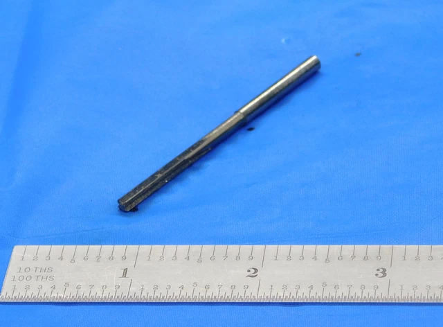 0.127" Od Carbide Reamer 9/64 Shank 4 Fl .127 .1270 .1250 +.0020 Oversize