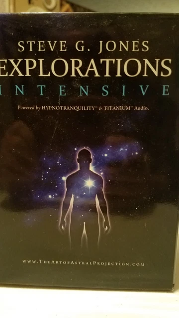 Steve G Jones Audio-Exploraciones Más Allá Del Cuerpo - Juego En Caja - Con 5 Fundas Para Joyas - 9 Cds