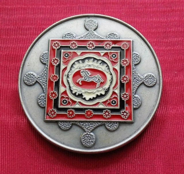 Médaille De Bronze 1982 Gioco Del Ponte Pisa - Partie De Mezzogiorno - Collection Italie