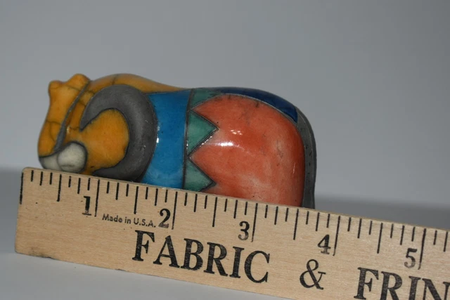 Raku Keramik Elefant Figur handbemalt Südafrika 10