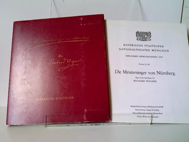 Richard Wagner: Die Meistersinger von Nürnberg. Oper in drei Akten. Programmheft 2