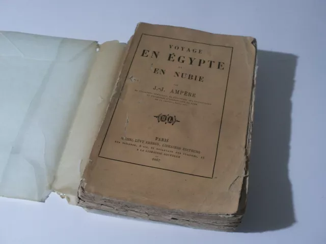 Voyage en Egypte et en Nubie par J.-J. Ampère -Paris, Michel Lévy frères, 1867