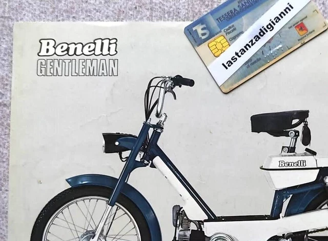 Depliant BENELLI GENTLEMAN SCOOTER Auto Brochure Italia ORIGINALE Coll.Privata