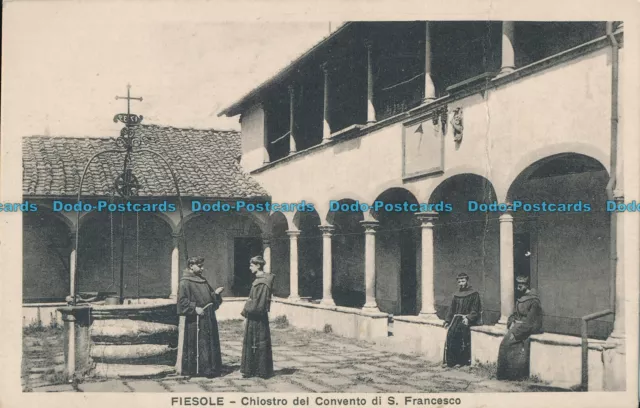 R005474 Fiesole. Chiostro del Convento di S. Francesco. A. Brunelleschi