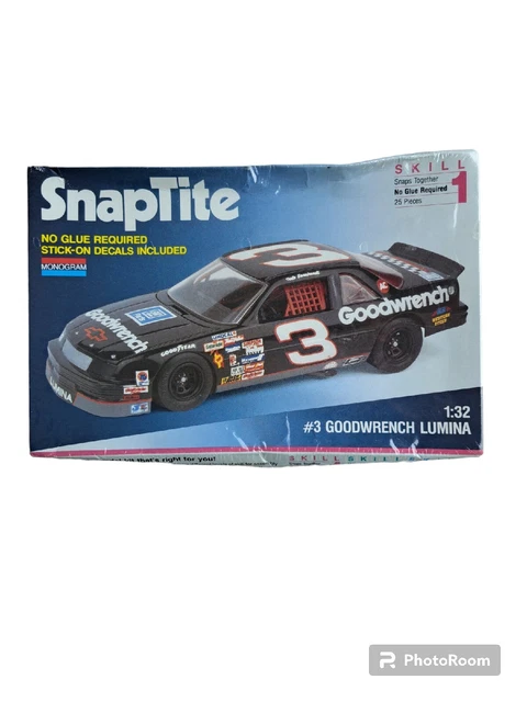 Monogram, Snaptite, #3 Goodwrench Lumina, 1:32 Scale Model Kit, Dale Earnhardt