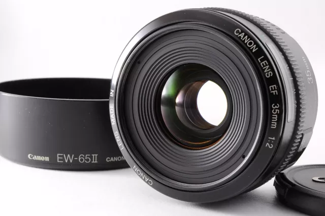 [Near Mint w/Hood] Canon EF 35mm f/2 Wide Angle AF MF Lens From Japan #5