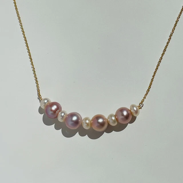 Collier De Perles Multicolores - Perles De Culture De Tahiti Et Perles D'Eau Douce Sur Chaîne Argent 925 - Neuf