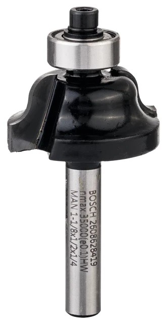 Bosch Professional Edge Forming Bit - 1/4" Shank, R1 4mm, D1 29mm, B 15.9mm, L 1