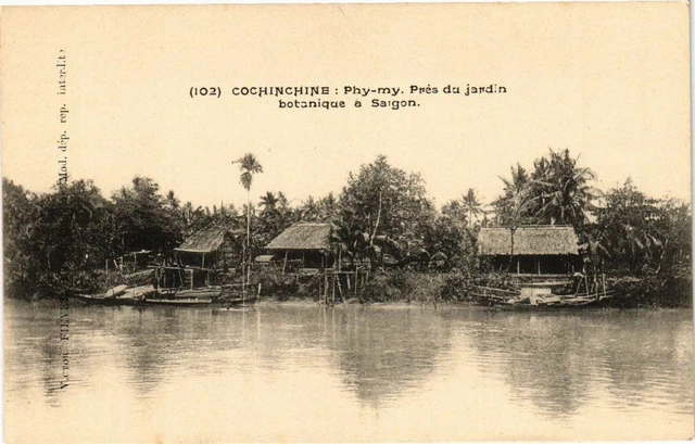 CPA AK VIETNAM Cochinchine - Phy-my. Pres du jardin botanique a SAIGON (212677)