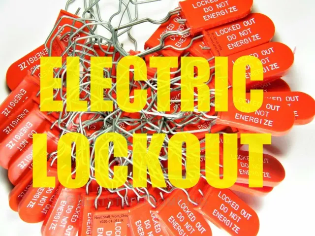Electric Lockout & Fiber Optic Warning - Specialty Padlock-Style Security Seals