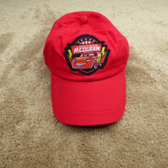 DISNEY PARKS CARS Lightning McQueen Red Snapback Hat Youth Size $8.88 ...