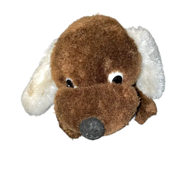Dakin Dark Drooper Dog Plush 1973 Stuffed Animal Nutshell Chocolate Brown 11" 2