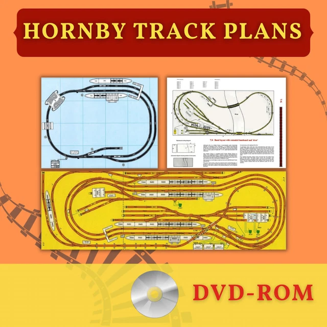 Hornby Track Plans OO gauge 00 scale model railway 130 layouts guides scenery