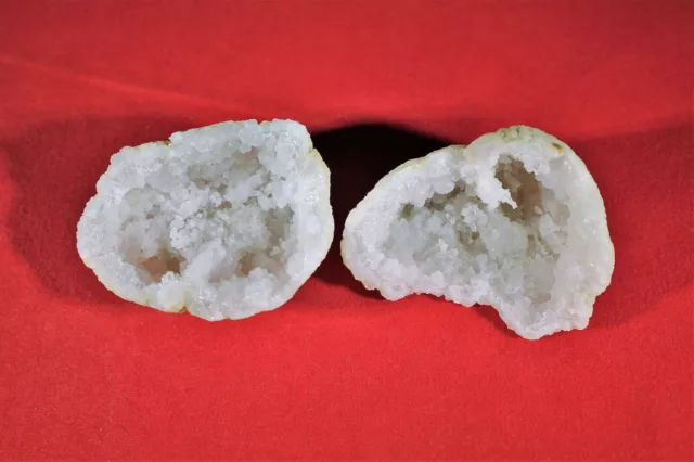 *Quarzgeode*Paar*Marokko*Geode*Rohstein*Heilstein*Edelstein*