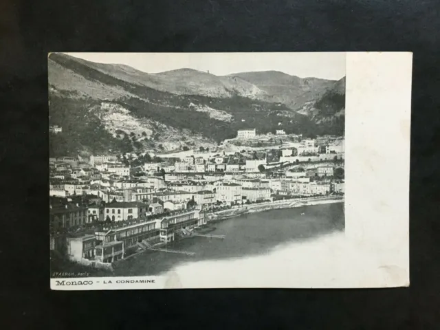 Carte Postale Ancienne MONACO - La Condamine