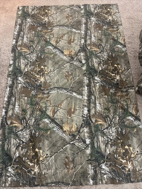 Realtree 4 Cotton Rod Pocket Curtain 2-Piece Camo Drapes 62” x42”