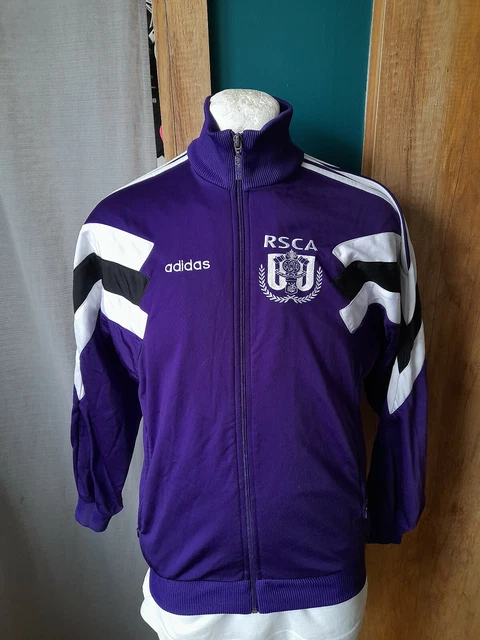 ADIDAS ANDERLECHT BELGIUM Trackuit Home Soccer Football Shirt Jersey 