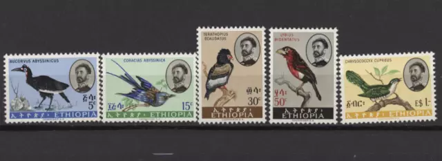 S47244 Ethiopie 1962 MNH Oiseaux 5v