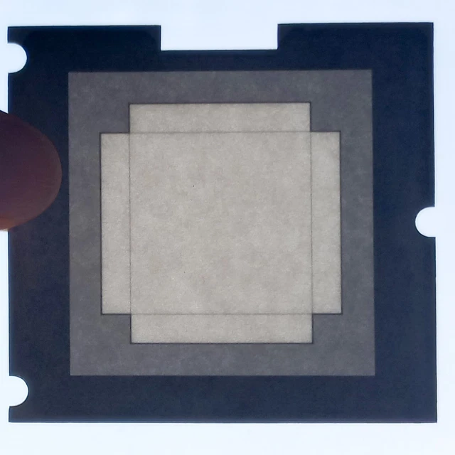 MÁSCARA DE VISOR FASE UNO PARA RESPALDOS MAMIYA RZ IQ250, IQ140, P40, P30 y P21