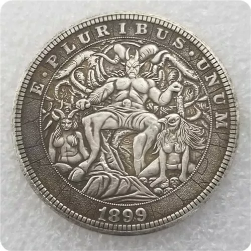 1899 One Morgan Dollar USA Spécial Pièce de Monnaie Argent Edition Pluribus Unum