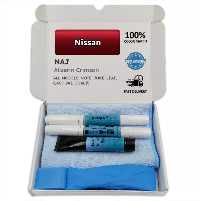 NAJ ALIZARIN CRIMSON Rot Lackstift für Nissan  NOTE JUKE LEAF QASHQAI DUALIS Kr