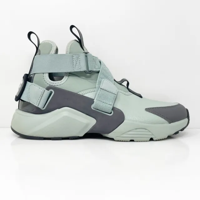 Nike Womens Air Huarache City Utility AQ0085-300 Green Basketball Shoe Sneaker 7