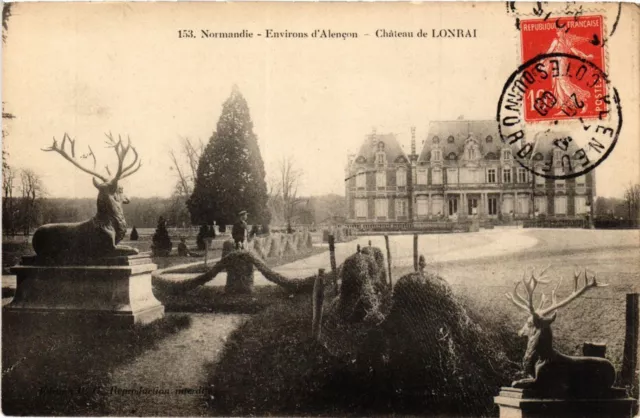 CPA AK Normandie - Env. d'ALENCON - Chateau de Lonrai (435648)