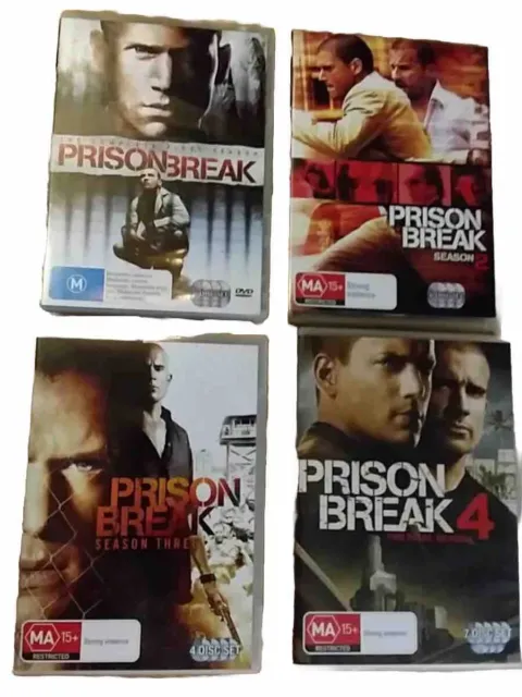 Complete - Prison Break : Season 1-4 | set DVD R4 Box Series 1 2 3 4