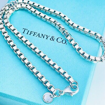 Schmuck Ketten Halsketten Tiffany & Co Kette Damen Halskette 925 silber mit Box 
