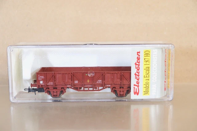 ELECTROTREN 1022 RENFE Ouvert Wagon 387356 Très Bon État en Boîte Nu