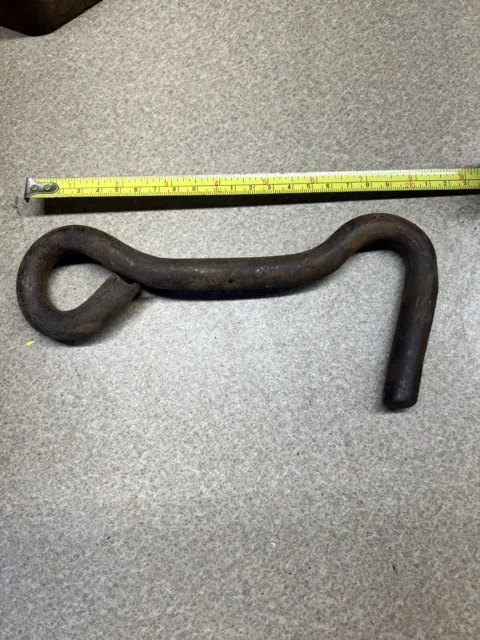 Antique Rustic Hand Forged Iron Door Latch Hook for Barn Shed Gate 8”