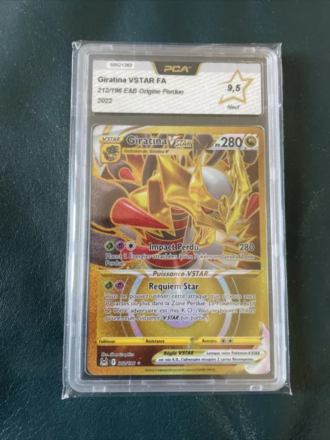 Carte Pokémon Giratina Vstar Gold PCA 9,5 FR