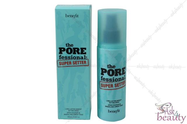 Benefit The Pore Fessional Super Setter Long Lasting Setting Spray 4oz/120mL NIB