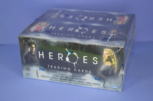 Topps 2008 Heroes The Beginning / Season 1 Trading Card Hobby Box (Sealed) #b4