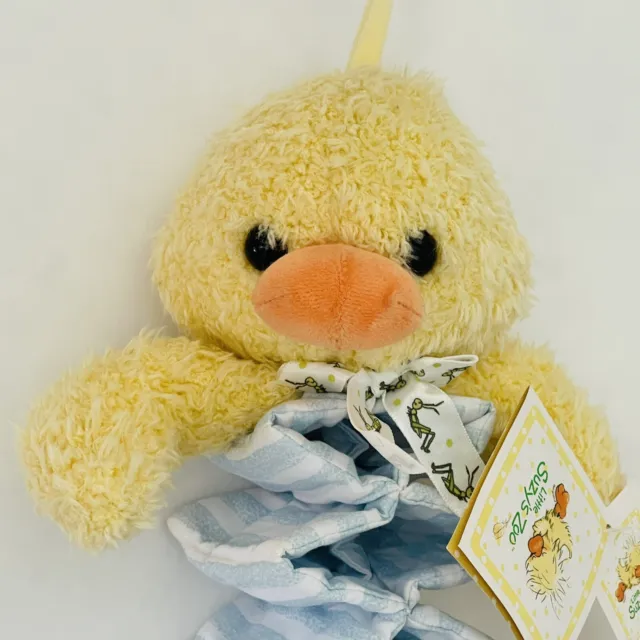 NWT Little Suzy’s Zoo Musical Witzy Yellow Duck Plush Baby Toy Retired 2000 RARE