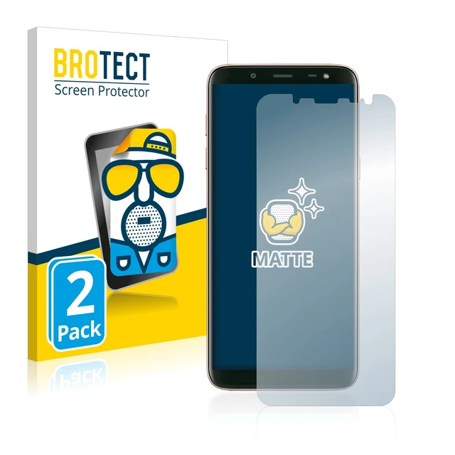 2x Antiriflesso Pellicola Protettiva Opaca per Samsung Galaxy J6 2018 Protezione