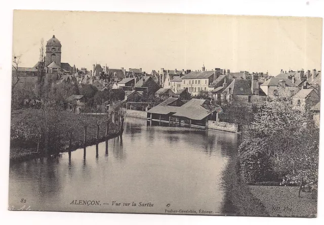 alençon, view of the sarthe --