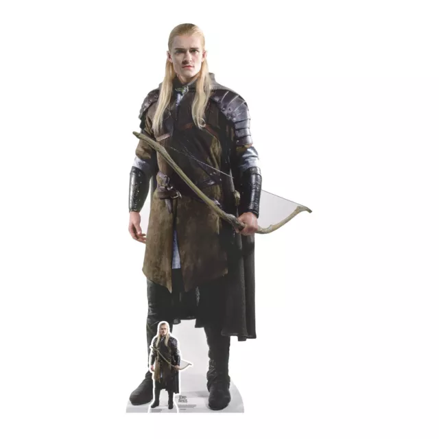 Legolas Ufficiale Grandezza Naturale Cartone Sagoma / IN Piedi Lord of the Rings