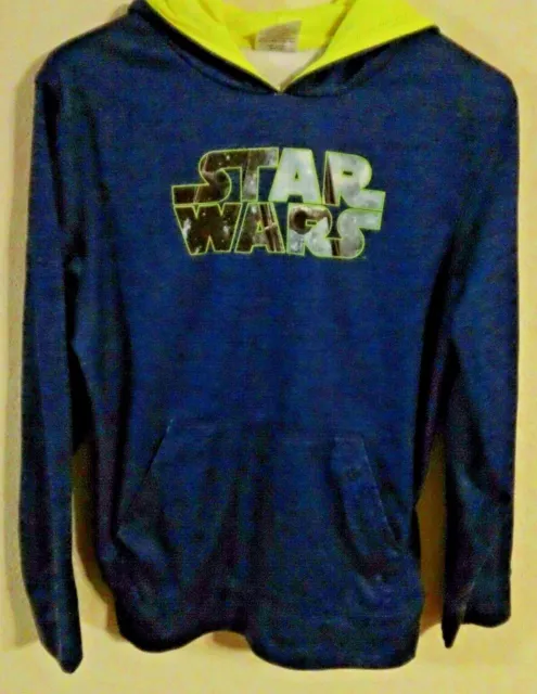 STAR WARS Mens Hoodie Pullover with Muff Pocket Size 2XL, Graphic, Official Item
