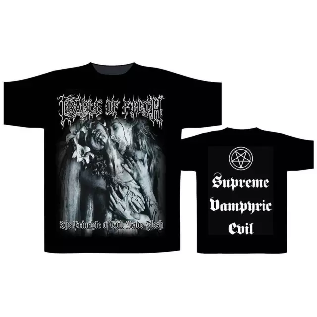 Cradle Of Filth - Supreme Vampiric Evil Band T-Shirt Official Merch