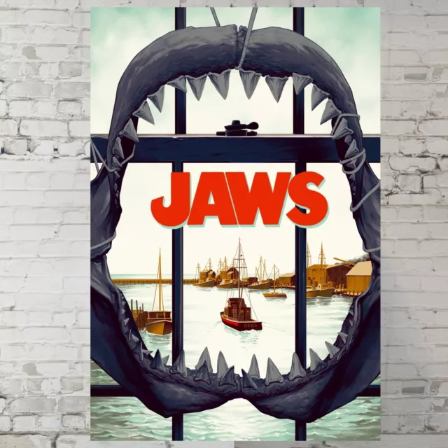 Jaws movie poster - Steven Spielberg Poster -  11x17" Wall Art Poster Gift