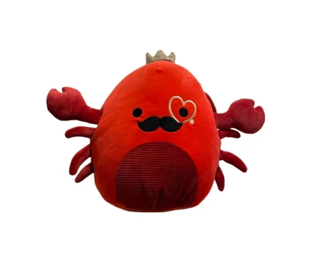 SQUISHMALLOWS 11& King Crab VALENTINES Day 2024 Kellytoy Plush