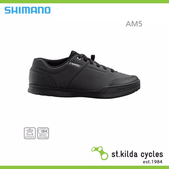 Shimano SH-AM503 Freeride Mountain Shoes- Material Leather- Black