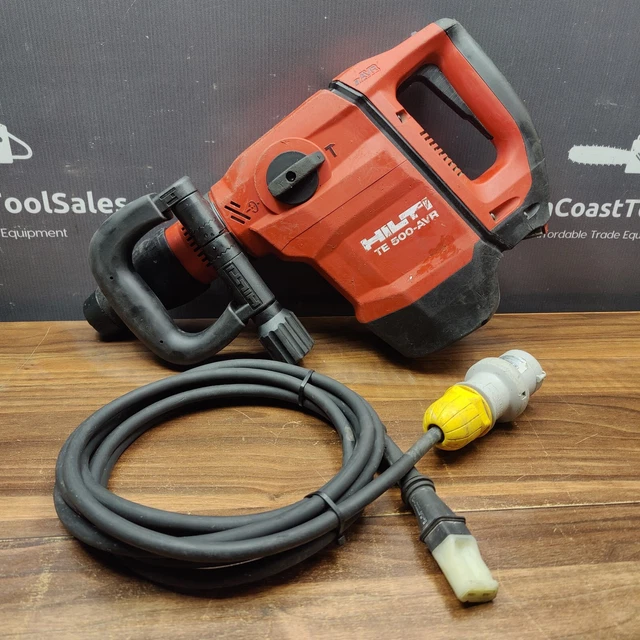 HILTI TE 500AVR (3) 110v SDS MAX CHIPPING HAMMER DEMOLITION BREAKER